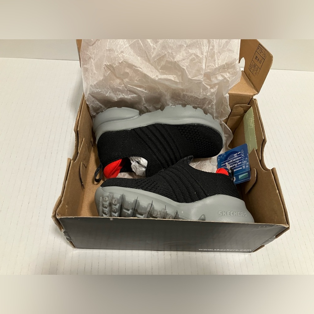 Skechers - Sport - 407270N/BLK - RAZOR FLEX - BLACK - Toddler Size 5